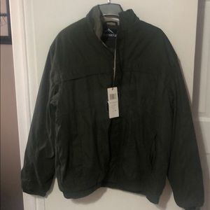 Army green heavy duty outdoor jacket